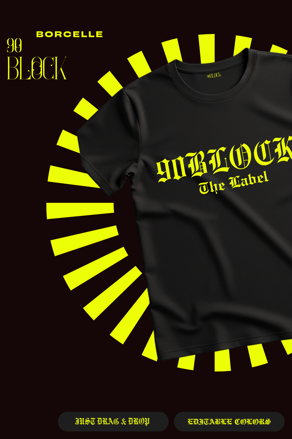 T-shirt 90BLOCK The Label B&Y